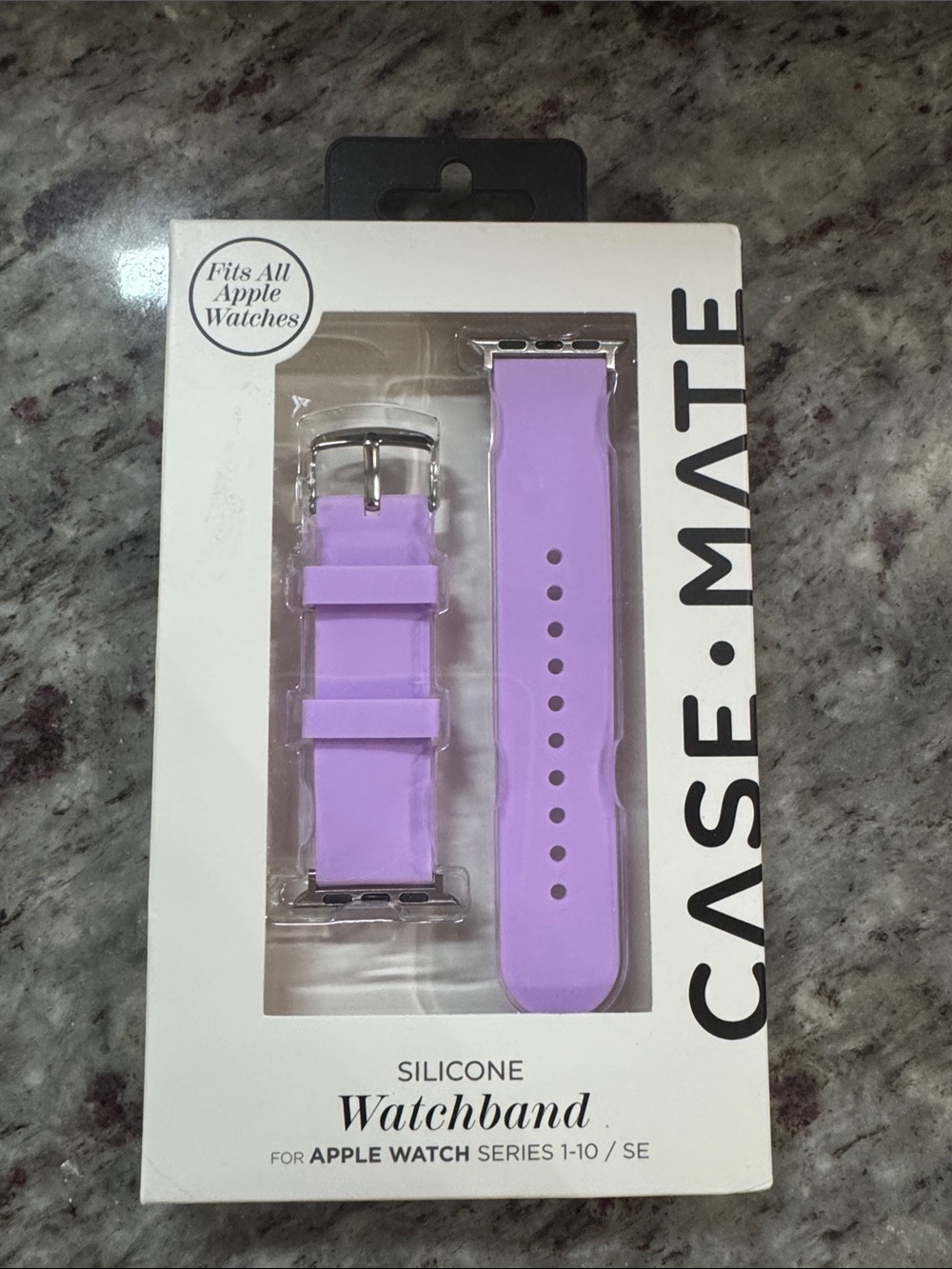 NEW case-mate Lavender Silicone Watch Band for Apple Watch